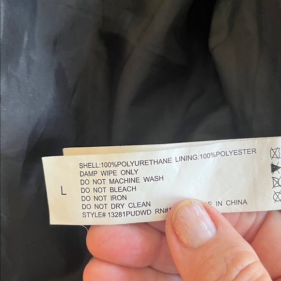 Windsor Faux Leather Moto Motorcycle Jacket - Picture 7 of 7